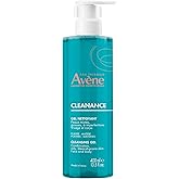 Avène Cleanance Cleansing Gel Soap Free Cleanser for Acne Prone, Oily, Face & Body, Alcohol-Free