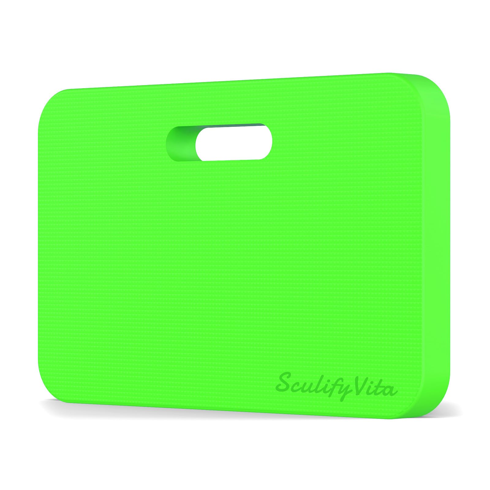 SculifyVita Kneeling Pads for working on knees, Garden Kneeling Pads, Extra Thick Foam Kneeling Pad, Waterproof, Lightweight Kneeling Mat, Gardening Kneeling Pad, Great Garden Gift (Green)