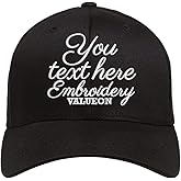 Custom Hats Design Your Own Baseball Cap Embroidered Dad Hat Personalized Text Adjustable Men Women