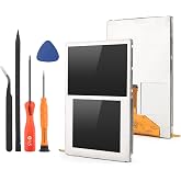 YWLRONG for Nintendo 2DS LCD Display Replacement for Nintendo 2DS Top and Bottom LCD Screen Repair Replacement Assembly Accessories Part with Repair Tools