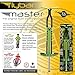 Flybar Master Pogo Stick for Kids, Ages 9+, 80 to 160 Pounds, Easy Grip Handles, Anti-Slip Pegs, Outdoor Toys for Boys, Jumper Toys for Girls, Outside Toys for Kids, Tweens and Teens (Green)