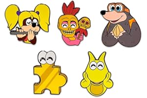 Youtooz Banjo Kazooie Pin Set, Official Licensed Banjo Kazooie Pins, Collectors Box Includes 5 Pins By Youtooz Banjo Kazooie 