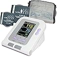 CONTEC-08A Blood Pressure Monitor-Automatic Digital BP Machine with 3 Sizes Cuff for Home Use,Large LCD Display,for 3 User 3x100 Memory