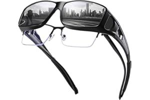 Fit Over Glasses Sunglasses for Women & Men, Stylish Design Polarized Over-Glasses for Driving Outdoor #0311