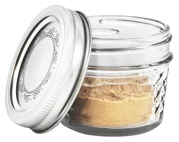 BALL 1440080400 4 OZ REGULAR MOUTH QUILTED CRYSTAL JELLY JAR WITH LIDS & BANDS 12 COUNT