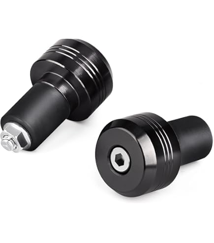 Amazon.com: BikeMaster Anti Vibration Bar Ends Black : BikeMaster:  Automotive
