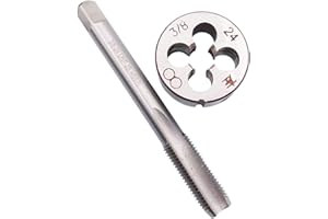 YODAOKE HSS 3/8-24 UNF Tap and 3/8-24 UNF Die Left Hand