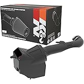 K&amp;N Cold Air Intake System: High-Flow Air Filter, Increase Performance &amp; Towing: Compatible with 2018-2026 JEEP, Gladiator, Wrangler, Wrangler JL, 63-1576