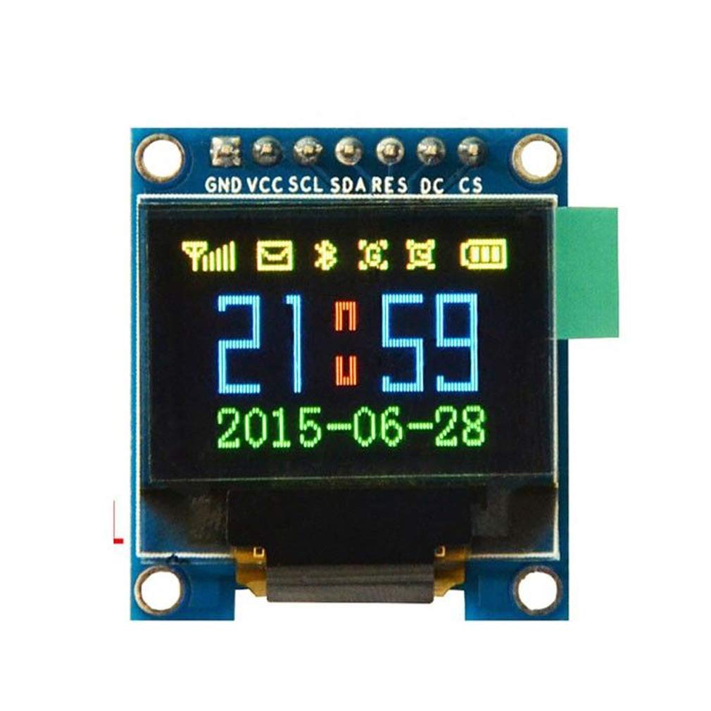 Hailege 0.95" SSD1331 96x64 SPI OLED Display 3.3V-5V 7 Pin Full Colorful 65K SPI OLED Display Module for 51 STM32