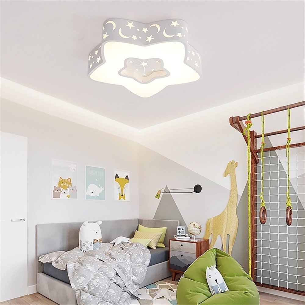 Kinderzimmerlampe Stern Babylampe Kinderlampe Star Design romantische Led Wandlicht ...