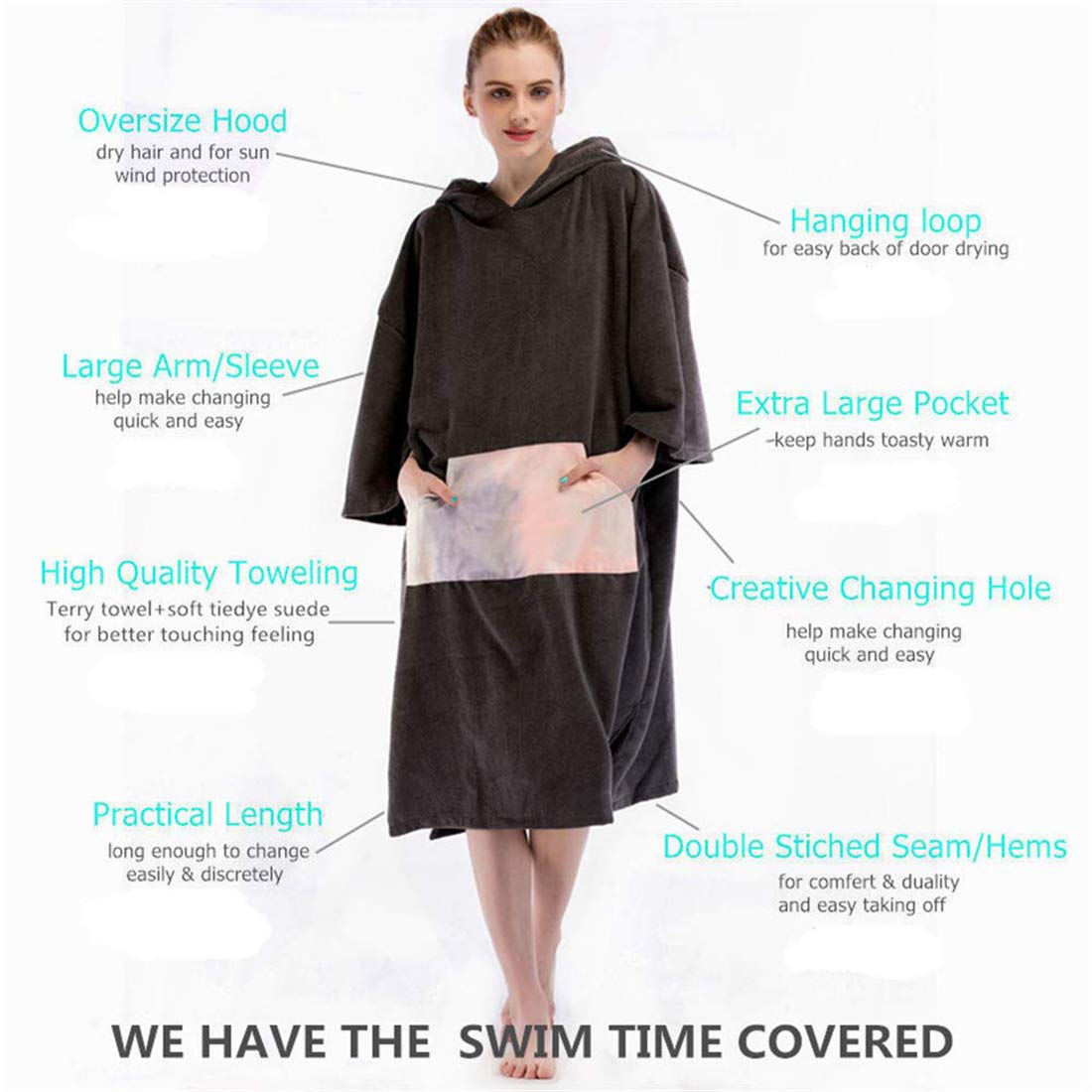 terry cloth changing poncho