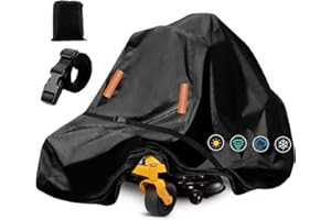 CLAWSCOVER Outdoor Zero-Turn Mower Cover Waterproof,Heavy Duty 600D Tearproof Anti-UV, Universal Fit Riding Lawn Tractor Covers Up to 60" Decks,All Season Using, Windproof Nylon Buckle,79"Lx46"Wx55"H-Premium