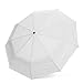 EEZ-Y Windproof Travel Umbrellas for Rain - Lightweight, Strong, Compact with & Easy Auto Open/Close Button for Single Hand Use - Double Vented Canopy for Men & Women - Oreo