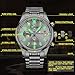 SONGDU Mens Luminous Business Casual Quartz Wrist Watch with Stainless Steel Strap,Silver Dial