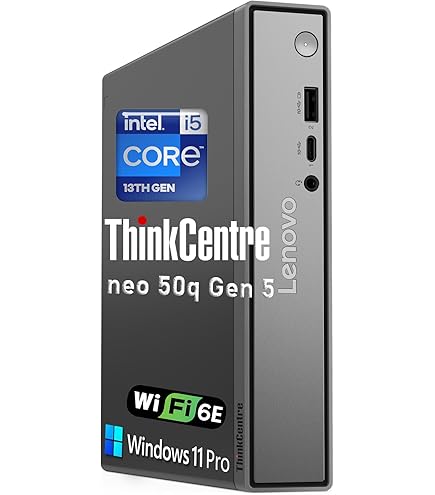 Amazon.com: Lenovo ThinkCentre neo 50q Gen 4 Tiny Desktop Computer