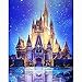 HKKYT 5D DIY Diamond Painting kit Resin Rhinestone Embroidery Cross Stitch Full Drill Home Wall Decor Starry Castle (Castle 1,20x25cm)
