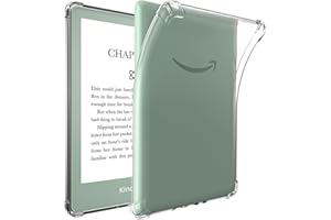 HotBag Clear Kindle Case for (6.8") All-New Kindle Paperwhite 11th Generation Case 2021 & Signature Edition Lightweight Scratch-Proof Transparent TPU Soft Skin Bumper Kindle Cover, Clear ﻿
