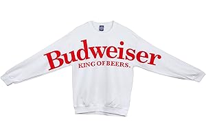 Budweiser King Of Beers Arm To Arm Full Spread Print Crew Sweatshirt