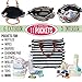 Zohzo Diaper Bag Tote Diaper Tote Bag With Changing Pad, Insulated Pockets, Wipes Pocket, Waterproof Material, Stroller Straps, and Shoulder Strap Diaper Bags