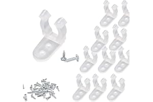 TiTiToo 50pcs Neon Led Rope Clips, 100pcs Screws for led Rope Lights