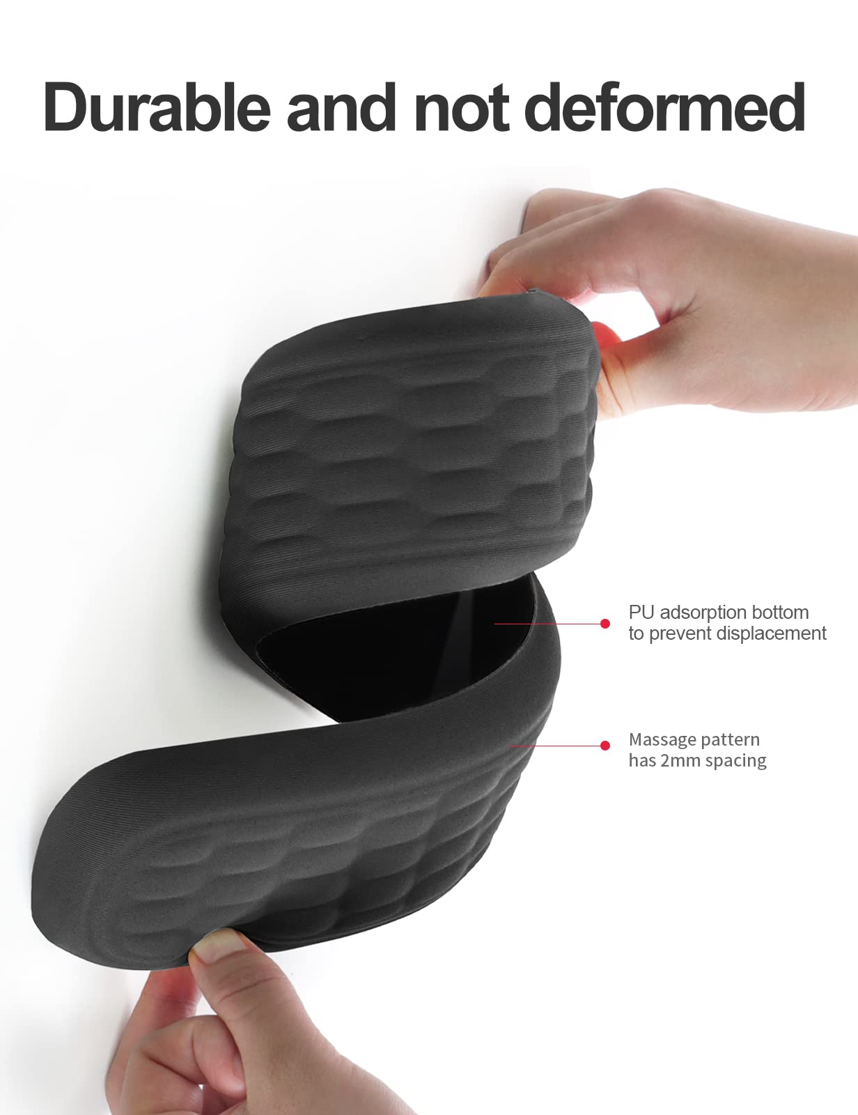 Meatanty Handgelenkauflage für Tastatur und Maus, gepolstert, Memory-Schaum, Handauflage für Büro, Computer, Laptop, Mac, lindert Schmerzen im Handgelenk und komfortables Tippen 5