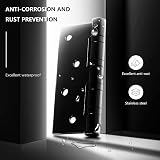 AOLISHENG 4 Inch Stainless Steel Door Hinges 100x75mm Ball Bearing Heavy Duty view 6
