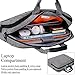BRINCH 15.6 inch Laptop Computer Case Cover Sleeve Shoulder Strap Bag with Side Pockets Handles and Detachable for Laptop/Notebook/Netbook/Chromebook,Colour Light Grey