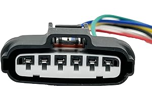 AUOSTMO Throttle Body Connector 6-Way Pigtail, 6-Pin TPS Throttle Position Sensor Repair Connector - 90980-11858