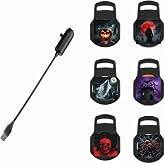 Plug‑and‑Play HD Star Projector, Halloween 6‑Disc Set, USB Flexible Night Light with Spooky Projection Slides, Ideal for Car Interior, Bedroom Decor & Halloween Parties