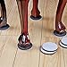 16PCS Furniture Sliders 3.5 Inch Felt Sliders Furniture Moving Pads For Hardwood Floors And Other Hard Surfaces
