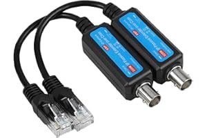 Ethernet Over Coax Adapter Moca Adapter 17×9×3 1Pair 10 100Mbps 1Ch Passive IP Coaxial Transmitter Receiver Extender for IP N