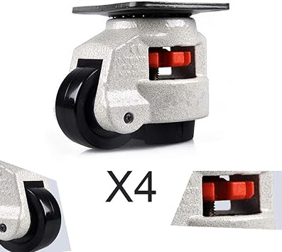 FGVBC 4-teilige drehbare Rollenräder Einziehbare
