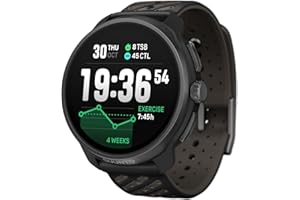 SUUNTO Race 2 GPS Sports Watch, 1.5" AMOLED Touchscreen w/Crown, 16 Days Battery Life, Training Metrics and Recovery Insights, Dual-GNSS, 32GB Global Offline Maps, Lightweight, Titanium Black