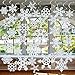 GOER 36 Pcs Snowflake Hanging Swirls for New Year Christmas Winter Party Decorations