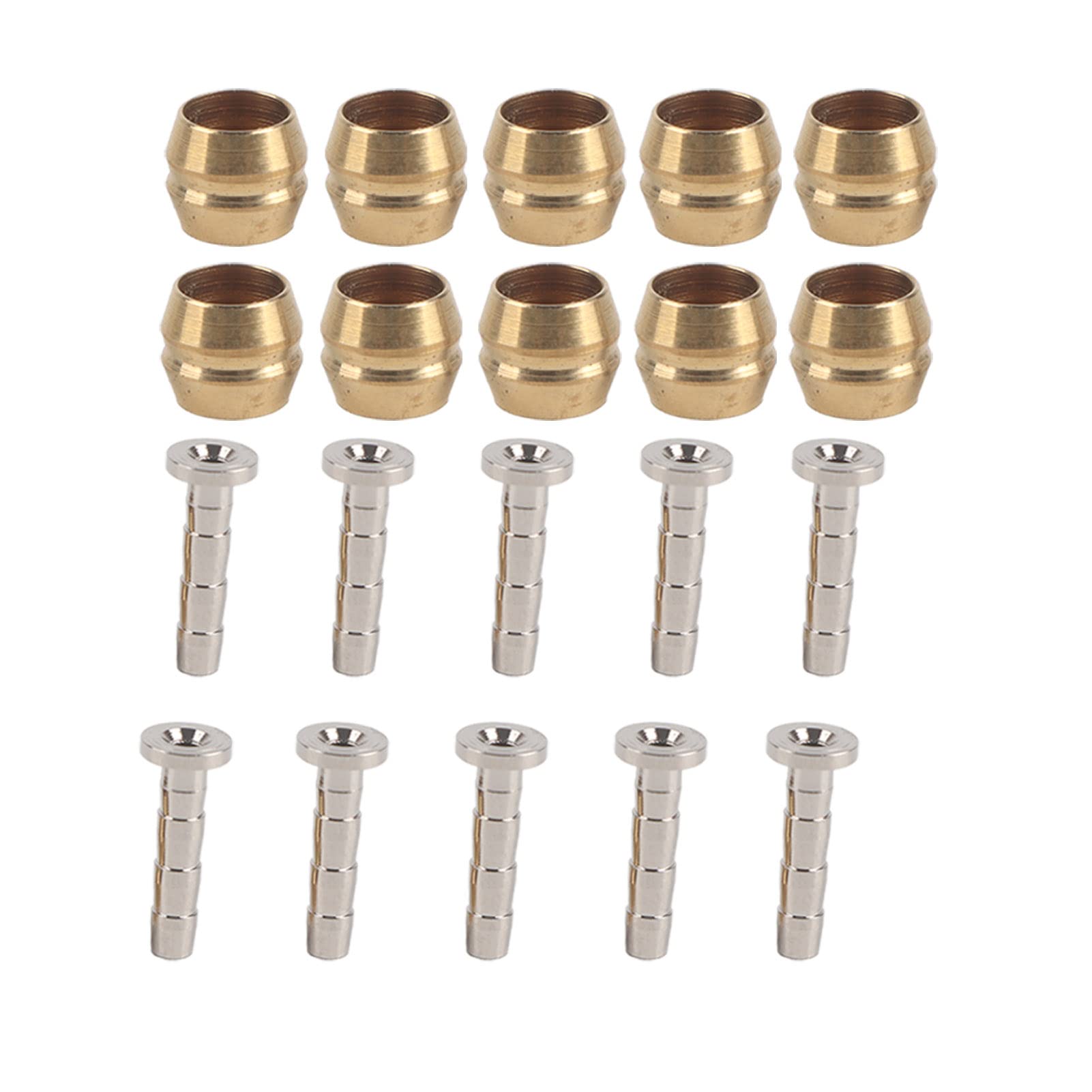 Dioche Olive and Barb Bh90 Insert 10 Set Hydraulic Disc Brake Hose Olive Connector Components Insert Replacement Part(Bh90)