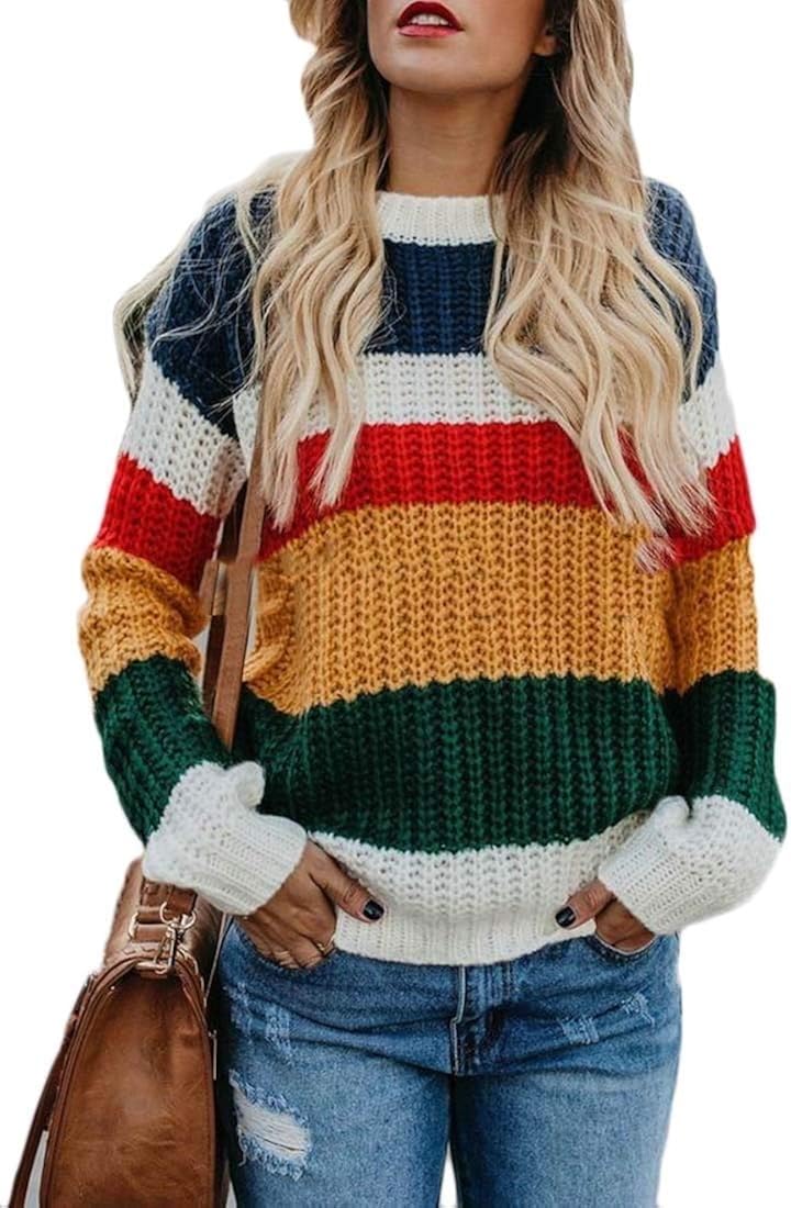 pullover damen bunt gestreift
