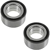 TRQ Front Wheel Bearing Set Compatible with 2014-2018 Acura MDX 2007-2018 RDX 2014-2017 RLX 2018-2020 Honda Accord 2007-2019 CR-V 2016-2018 HR-V 2005-2019 Odyssey 2019 Passport 2016-2019 Pilot