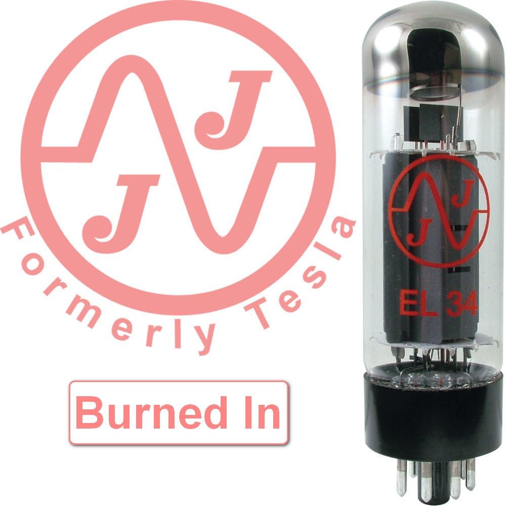 JJ EL34 Burned In Vacuum Tube, Matched Quad
