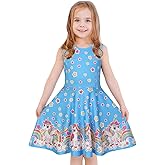 LaBeca Girls Dress Sleeveless Long Sleeve Kids Toddler Little Big Girl Unicorn Mermaid Casual Dresses