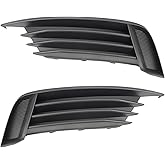 AUTOKAY 1Pair Front Bumper Lower Left & Right Side Bumper Lower Grills Fits for Audi A3 S3 2013 2014 2015 2016 2017