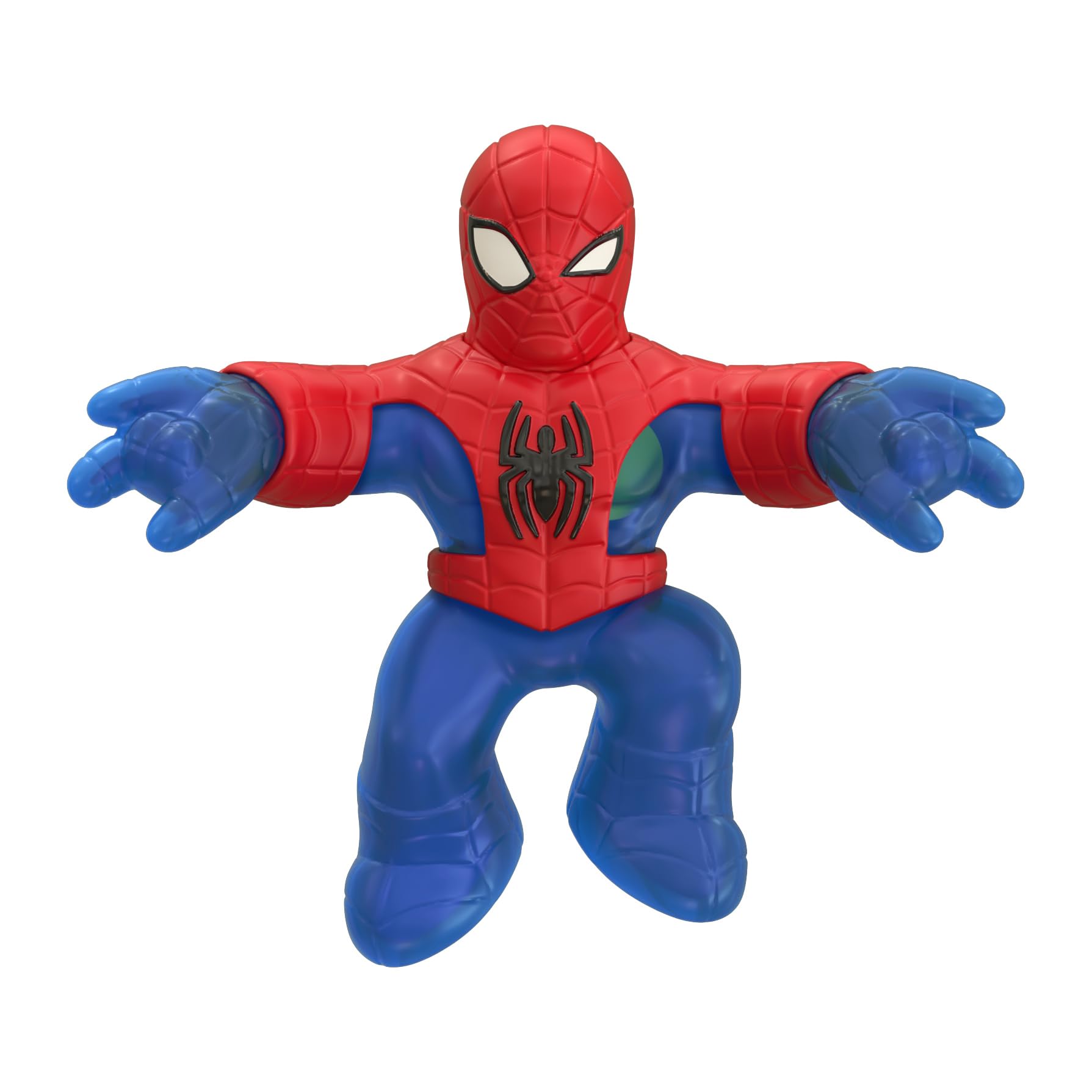 Heroes of Goo Jit Zu Goo Shifters Marvel Stretchy Blue Strike Spider-Man. Super Stretchy Marvel 4.2-Inch Toy Figure. Crush the Core!