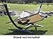 Vivere Quick-Drying Phifertex Fade Resistant Double Poolside Hammock with Spreader Bars (Taupe)