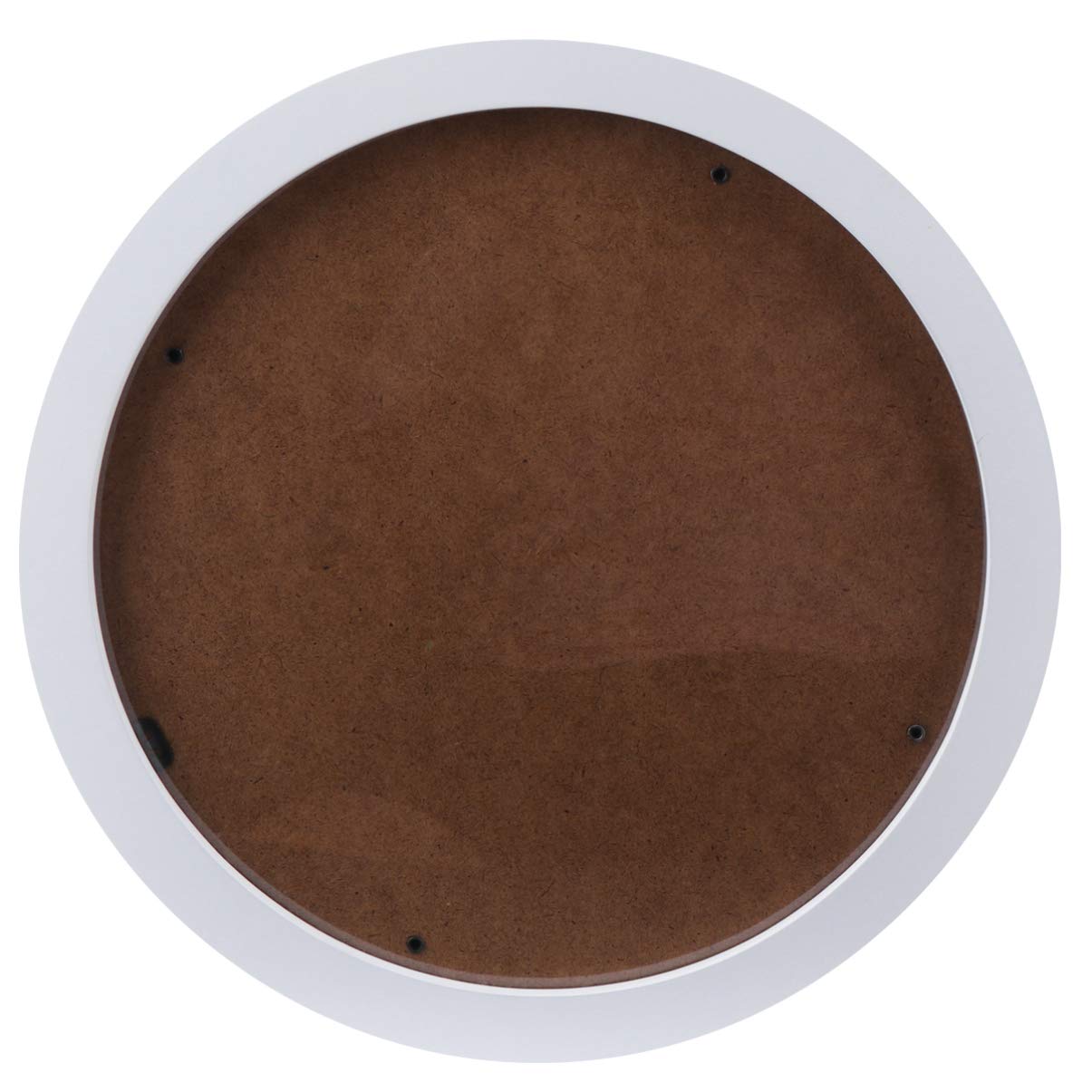 BESPORTBLE Wooden Round Picture Frame Elegant Decorative Wall Photo Holder for Home Office Living Bedroom Display Natural Material