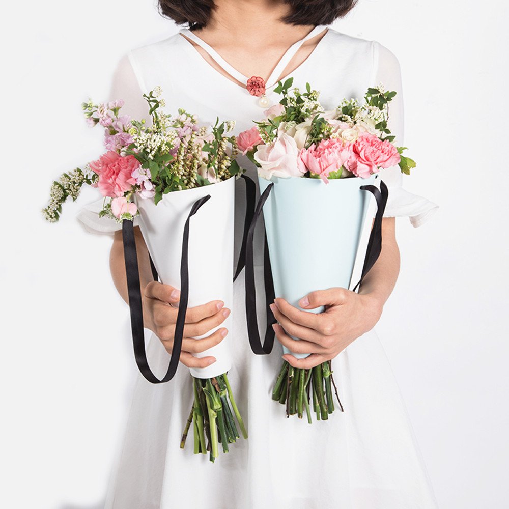 bouquet bolsas with handles