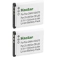Kastar 2-Pack Battery D-Li88 Replacement for Pentax D-LI88 DLI88 Battery, Pentax Optio H90, Optio P70, Optio P80, Optio W90, Optio WS80 Camera