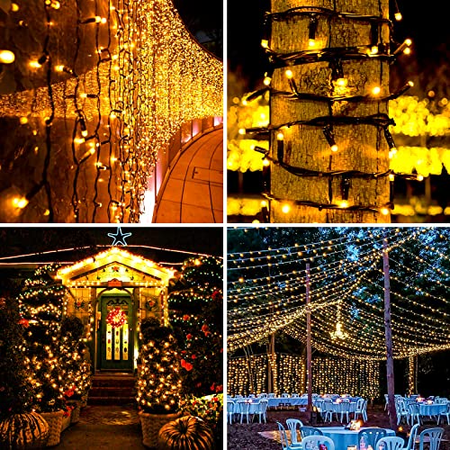 403ft Christmas String Lights Outdoor, 1000 LED Super Long String
