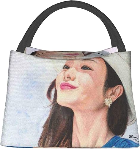 Amazon Co Jp 石原里美いしはらさとみ 石原さとみ 15 多機能 ハンドバッグ ランチバッグ おしゃれ 人気 保冷ディナーバッグ 男女兼用 通学旅行 耐衝撃 断熱 大容量 高級 軽量 食品収納 ポータブル 保温パック3dプリント 弁当バッグ シューズ バッグ