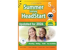 Summer Learning HeadStart, Grade 5 to 6: Fun Activities Plus Math, Reading, and Language Workbooks: Bridge to Success with Co