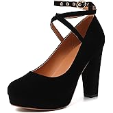 Mostrin Fashion Vintage Womens Small Bowtie Platform Pumps Ladies Sexy High Heeled Shoes