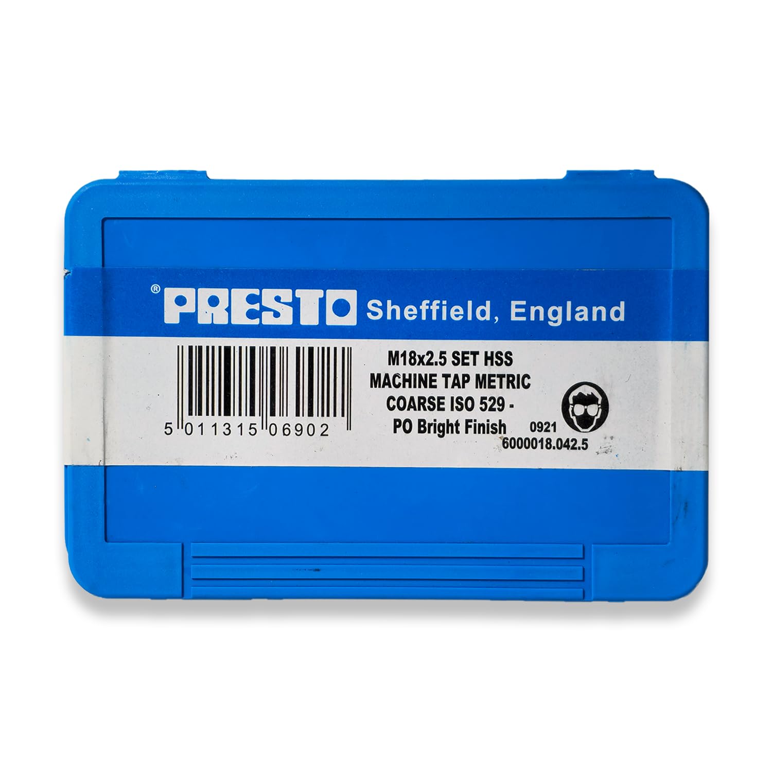 Presto 6000018.042.5 M18x2.5 Metric Coarse Hand Tap Set (Pack of 3)